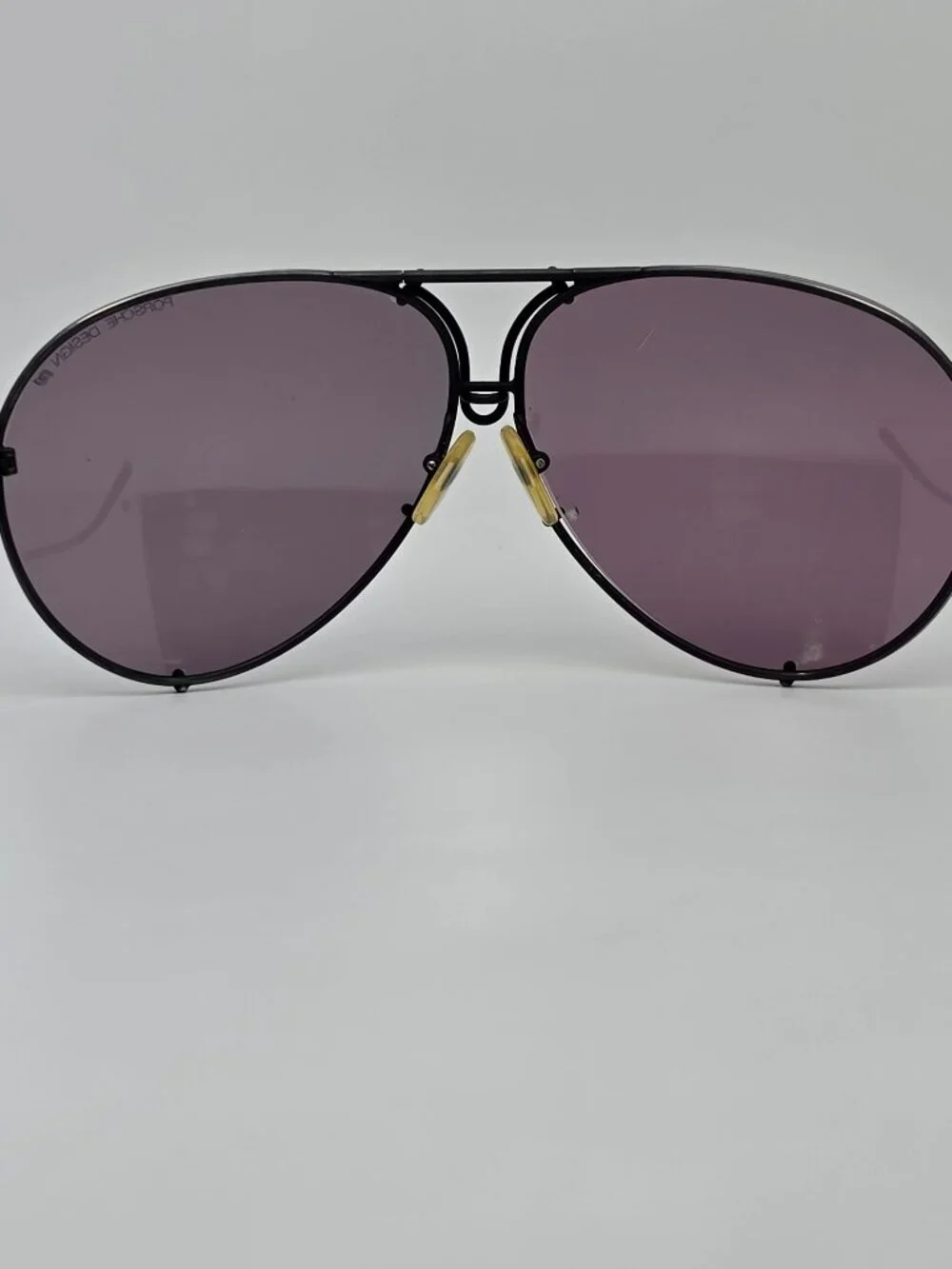 Porsche Design Carrera 5621 96 Black Frame Grey Lens Aviator Sunglasses Austria